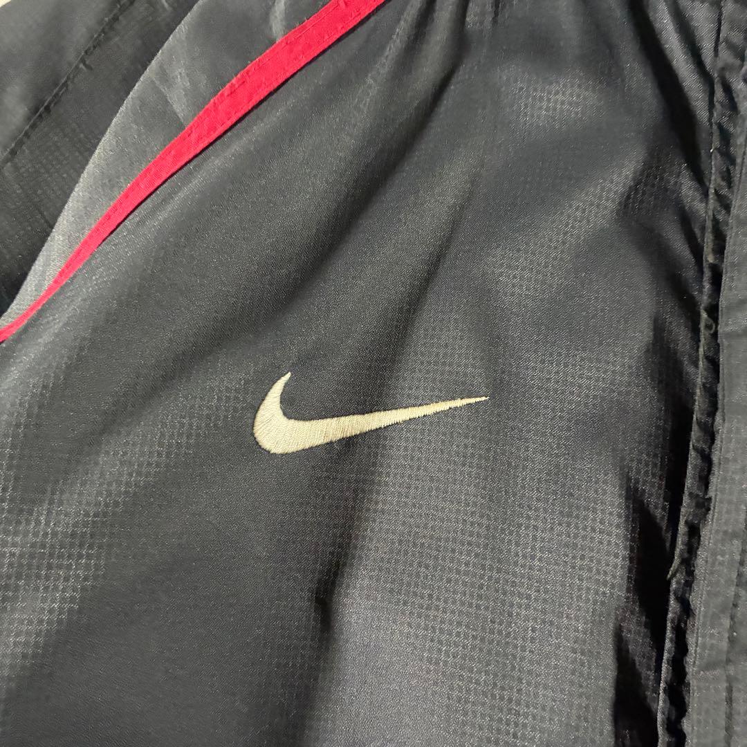 00sNIKE中綿ウォームアップジャケット刺繍ロゴマンチェスターユナイテッド