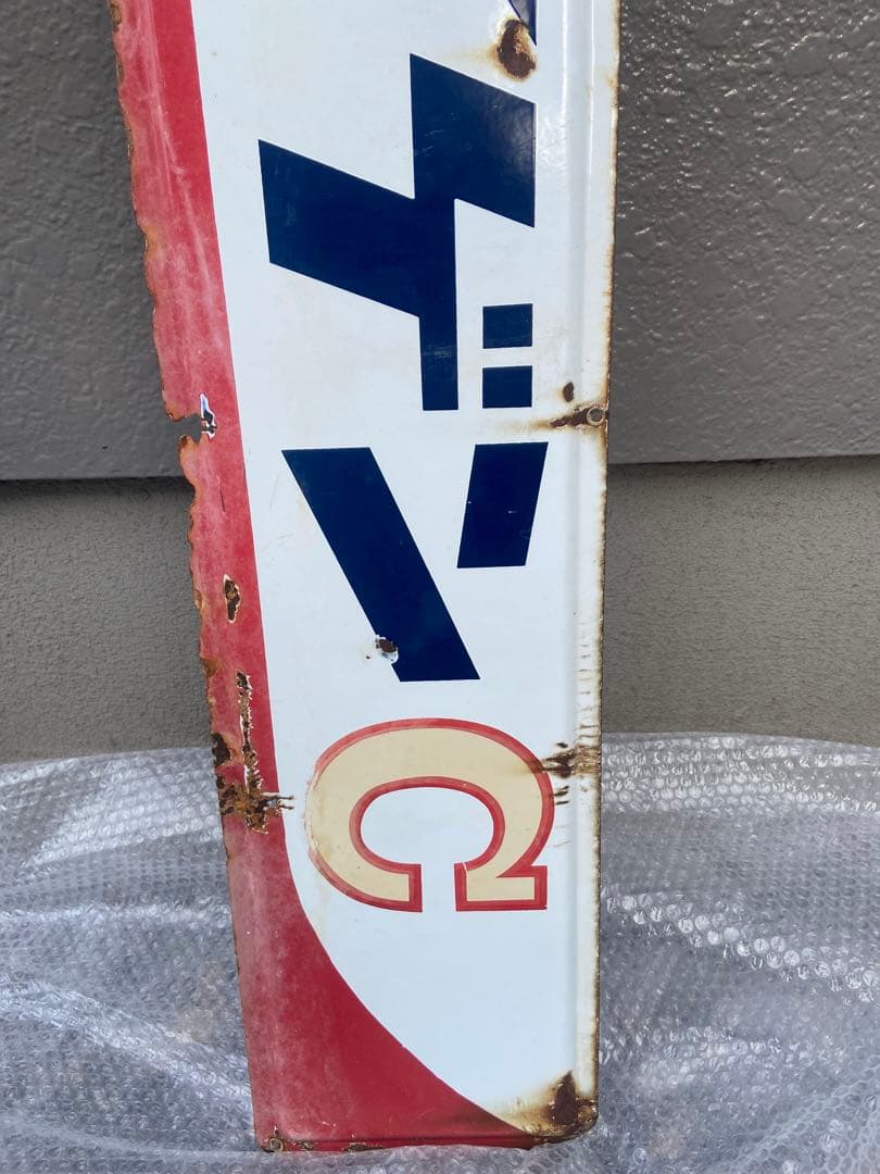 昭和レトロ Meiji 明治 パイゲンC ホーロー看板