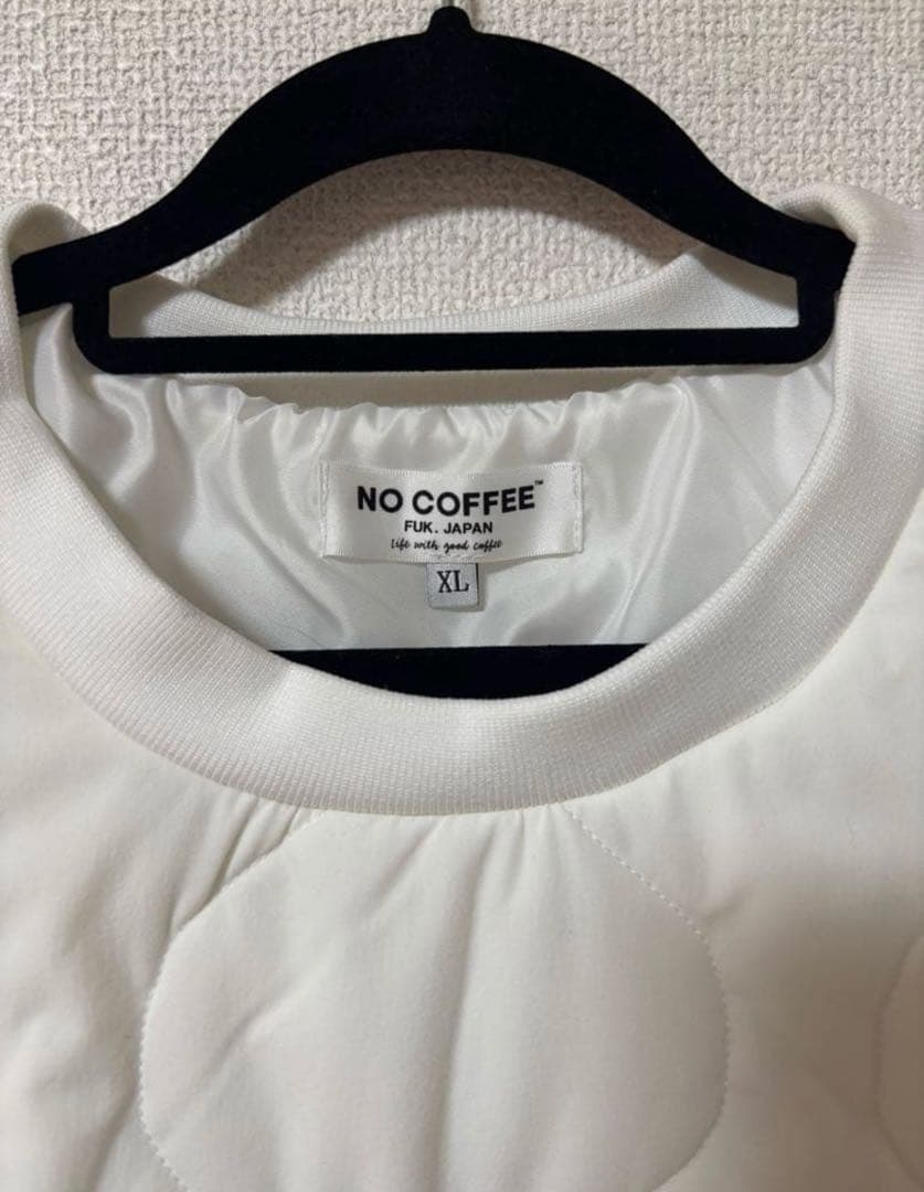 NO COFFEE NO GOLF クラブハウス　キルティングジャケット XL