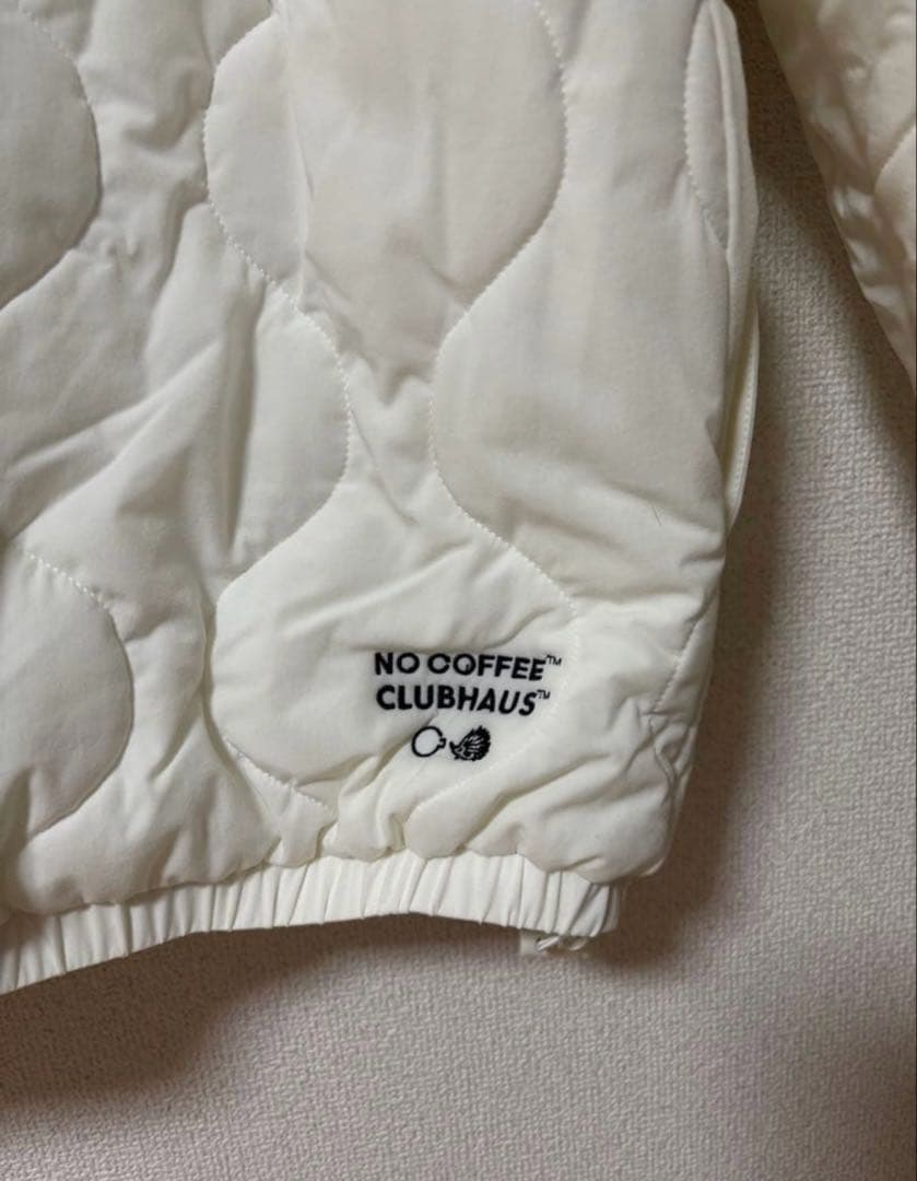 NO COFFEE NO GOLF クラブハウス　キルティングジャケット XL