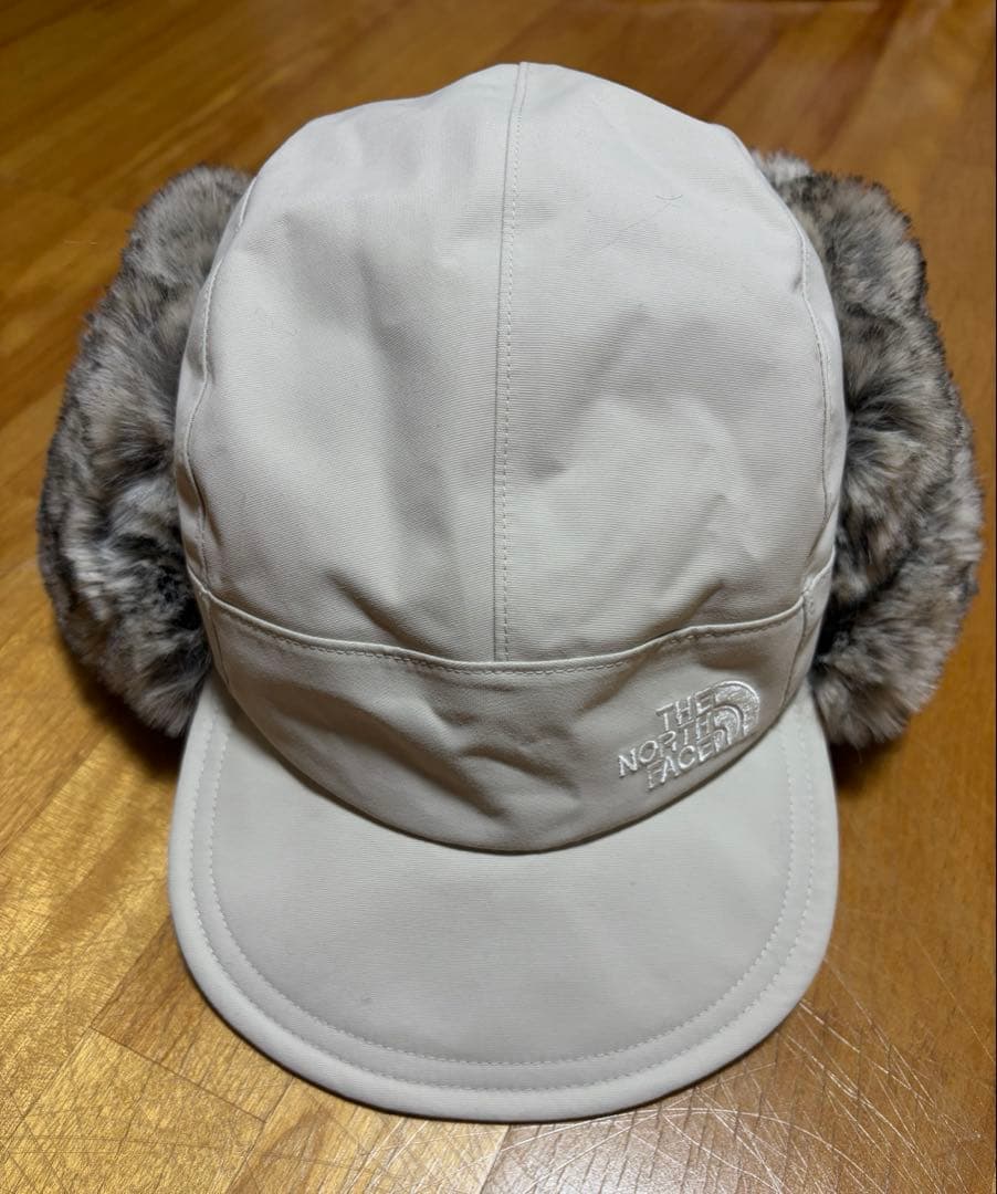 ザノースフェイス パイロットキャップ フロンティアキャップ　アイボリー