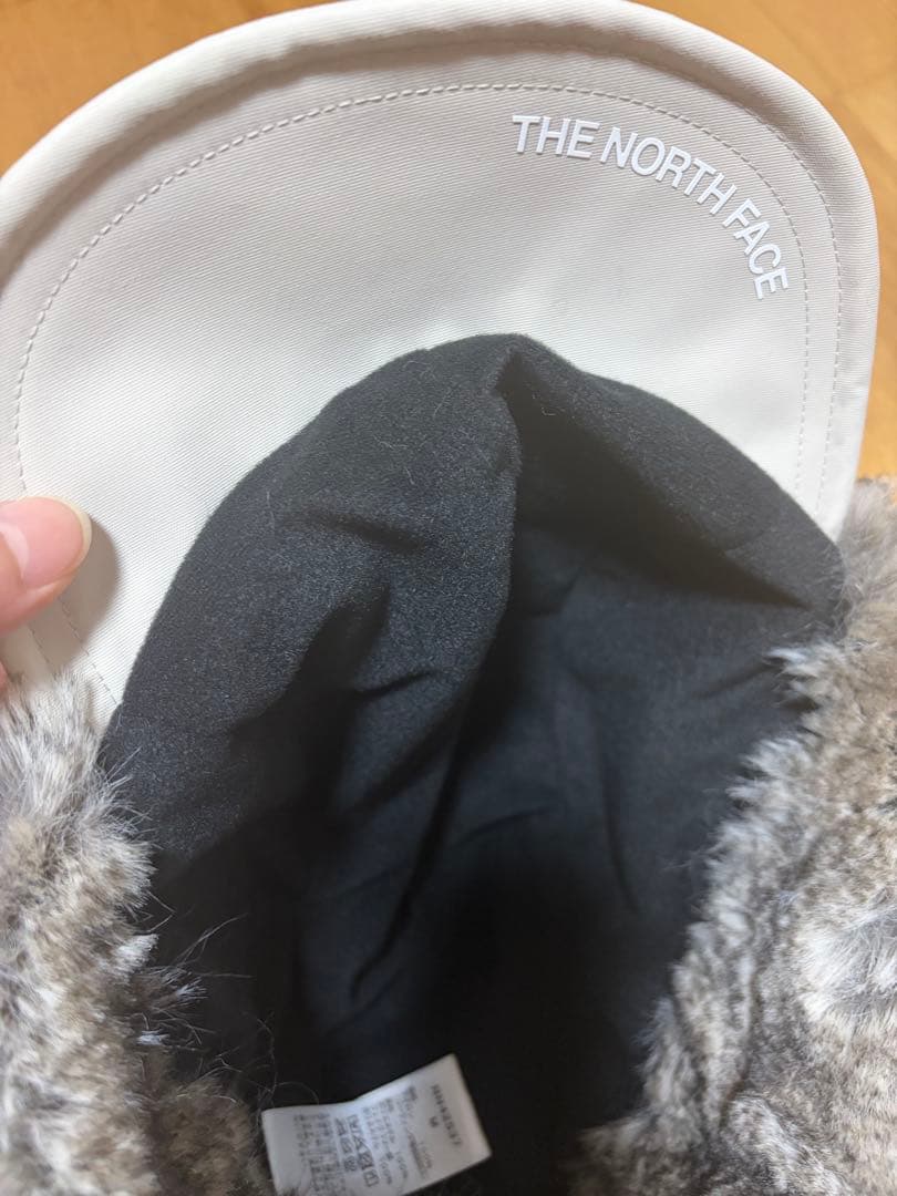 ザノースフェイス パイロットキャップ フロンティアキャップ　アイボリー