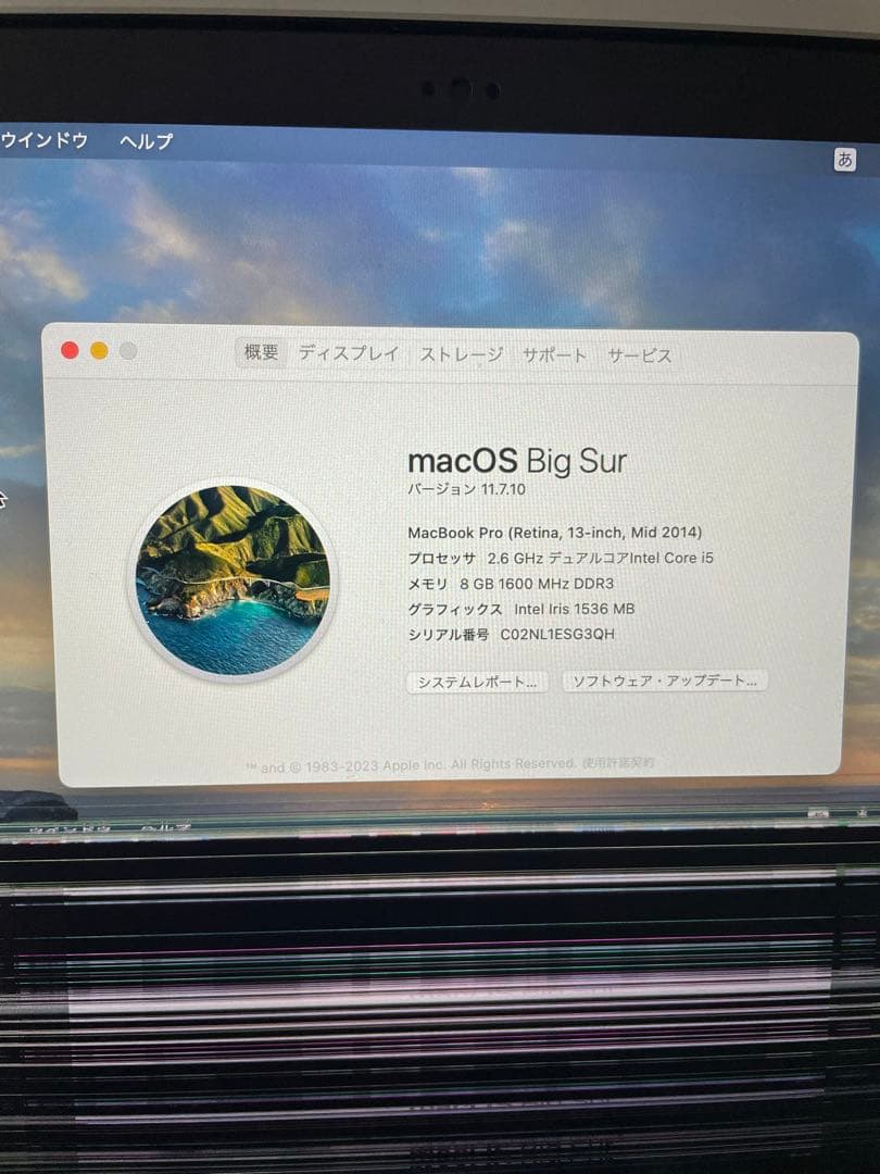 MacBook Pro 本体　ジャンク品