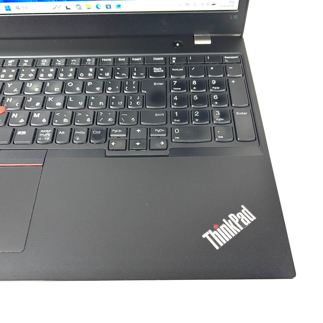 美品 Lenovo ThinkPad L15 バッテリー超良好 オフィス FHD