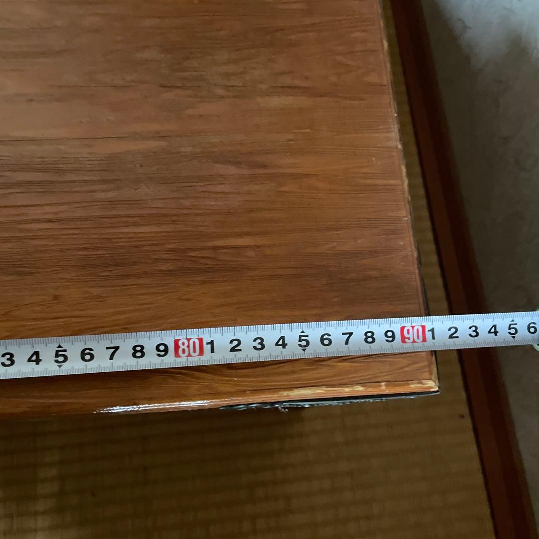 きむ！木製座卓 和風 屋久杉 漆塗り 民芸家具 文机 座敷机 座卓