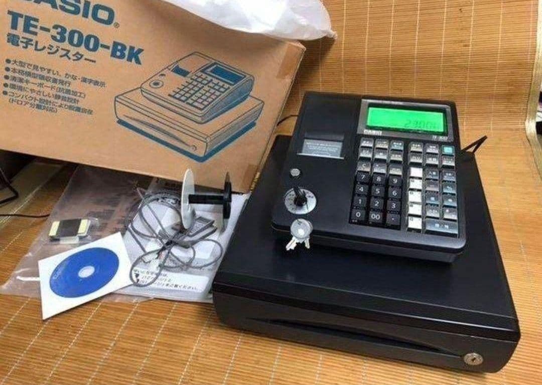 カシオレジスター　TE-300　フル設定無料　 送料無料人気機種　982000