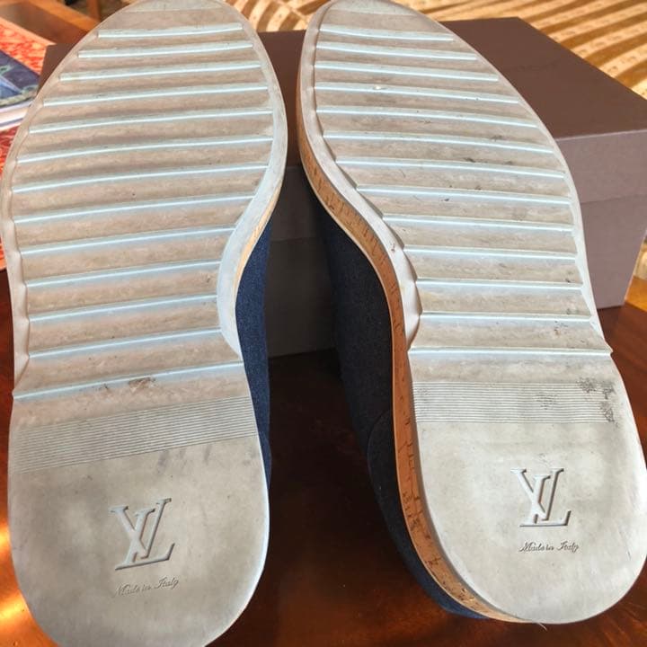 ルイヴィトン【LV】ローファー スニーカー デニム メンズ靴