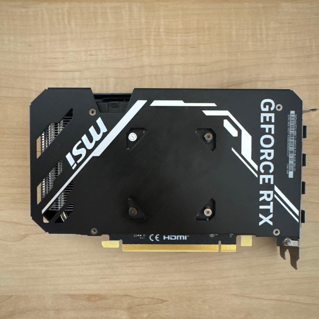 グラフィックボード・グラボ・ビデオカード MSI GeForce RTX 4060 Ti VENTUS 2X 16G OC
