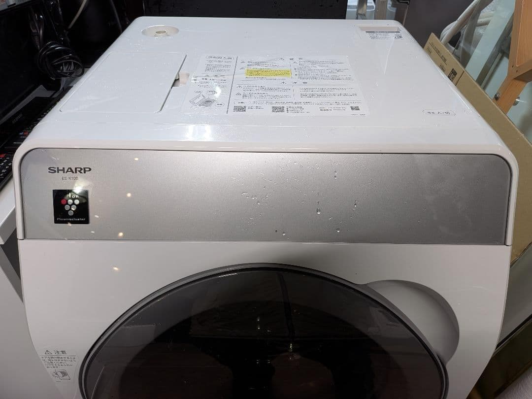 大阪市内配送無料 お買い得 23年製 SHARP ドラム式洗濯機 ES-K10B