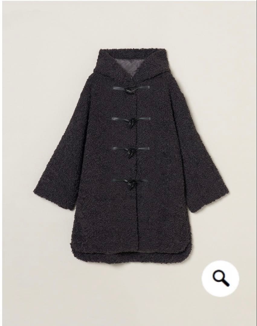 スリードッツ　プードルボア ダッフルコート