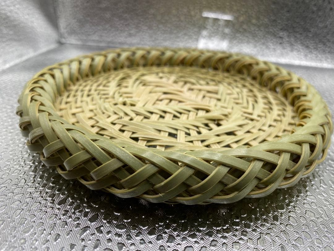 【ハンドメイド】10枚組　国産竹使用・職人手作り 竹ざる