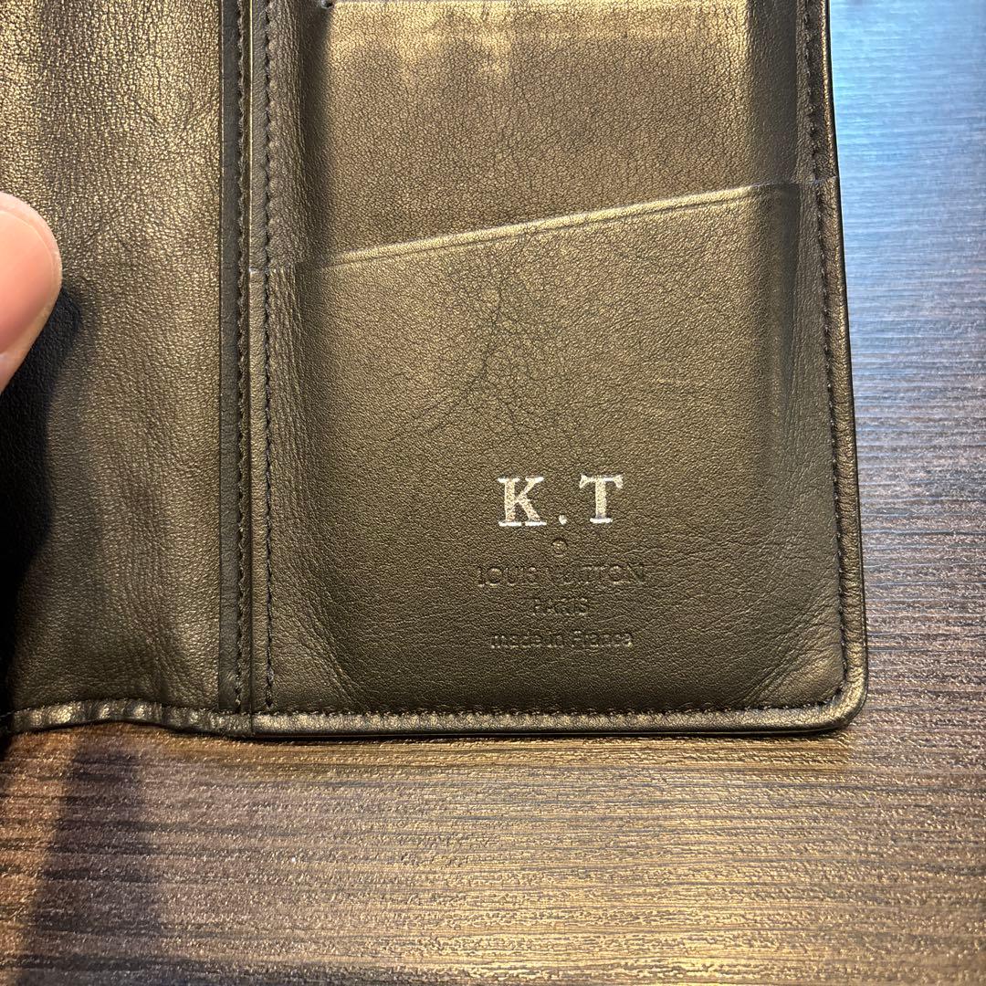 【箱、布袋付】ルイヴィトン メンズ 長財布 イニシャル入 ポルトフォイユ・ブラザ