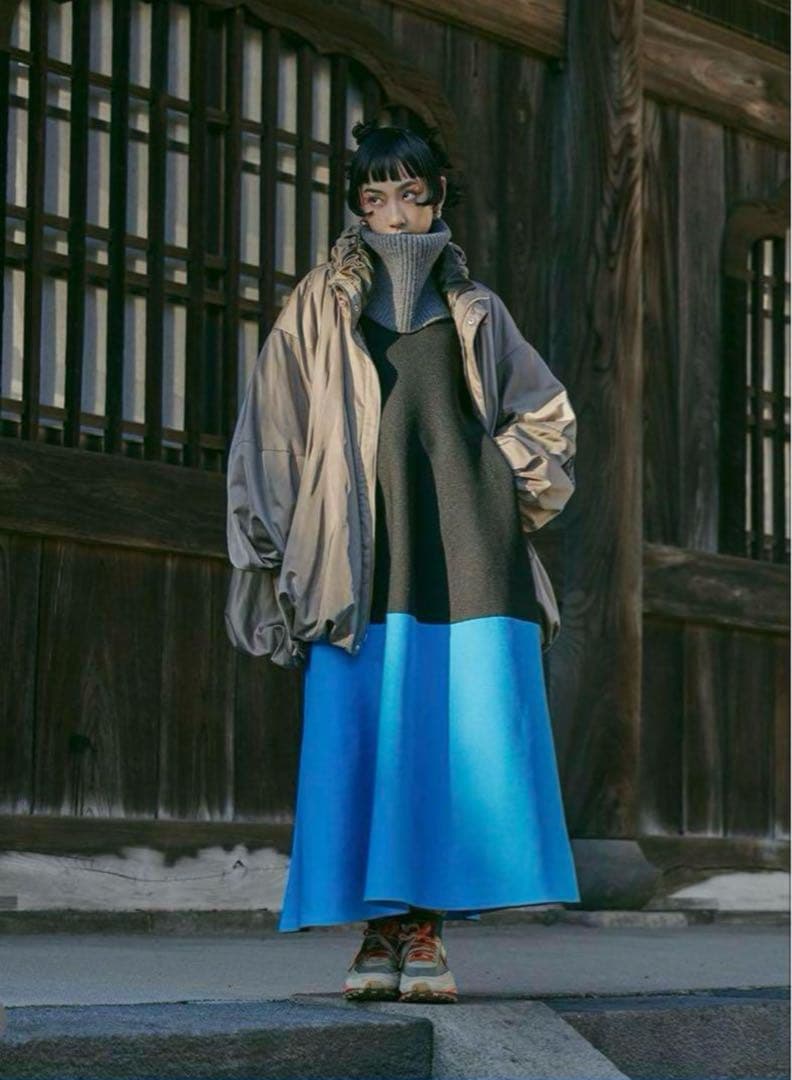 ジャケット・アウター OMMO NECK GATHER BALLOON CT