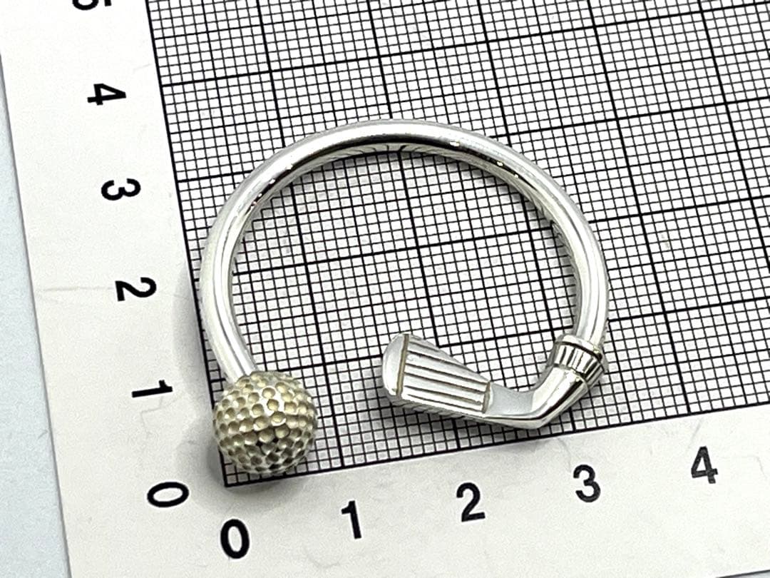 h694 美品　ティファニー　ゴルフ　キーリング　キーホルダー　チャーム　925