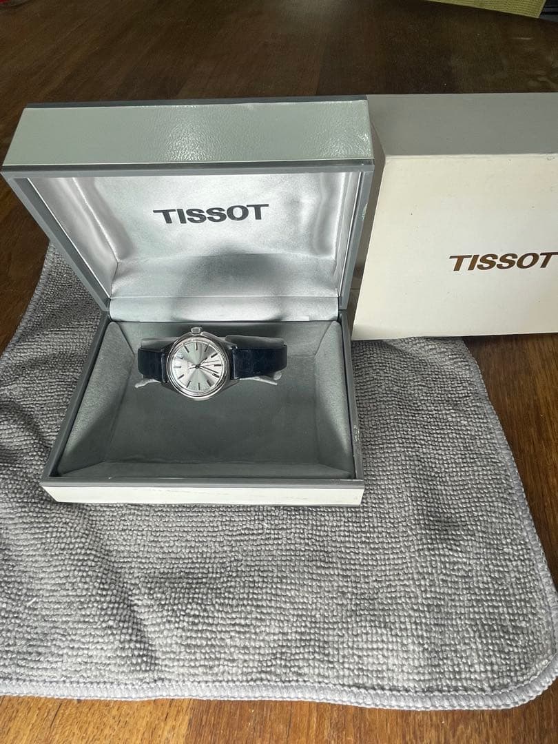 TISSOT ACTUALIS 17石手巻き　正確稼働　純正ベルト・尾錠・箱　美