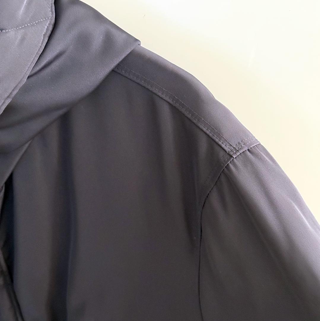 【美品・Lサイズ】EMPORIO ARMANI ダウンジャケット・グレーネイビー