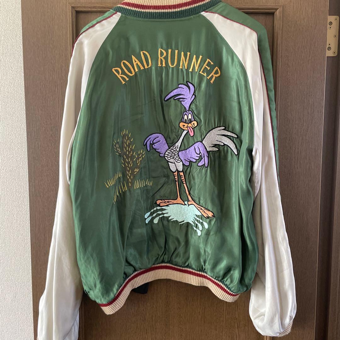 港商　テーラー東洋　リバーシブル スカジャン ロードランナー