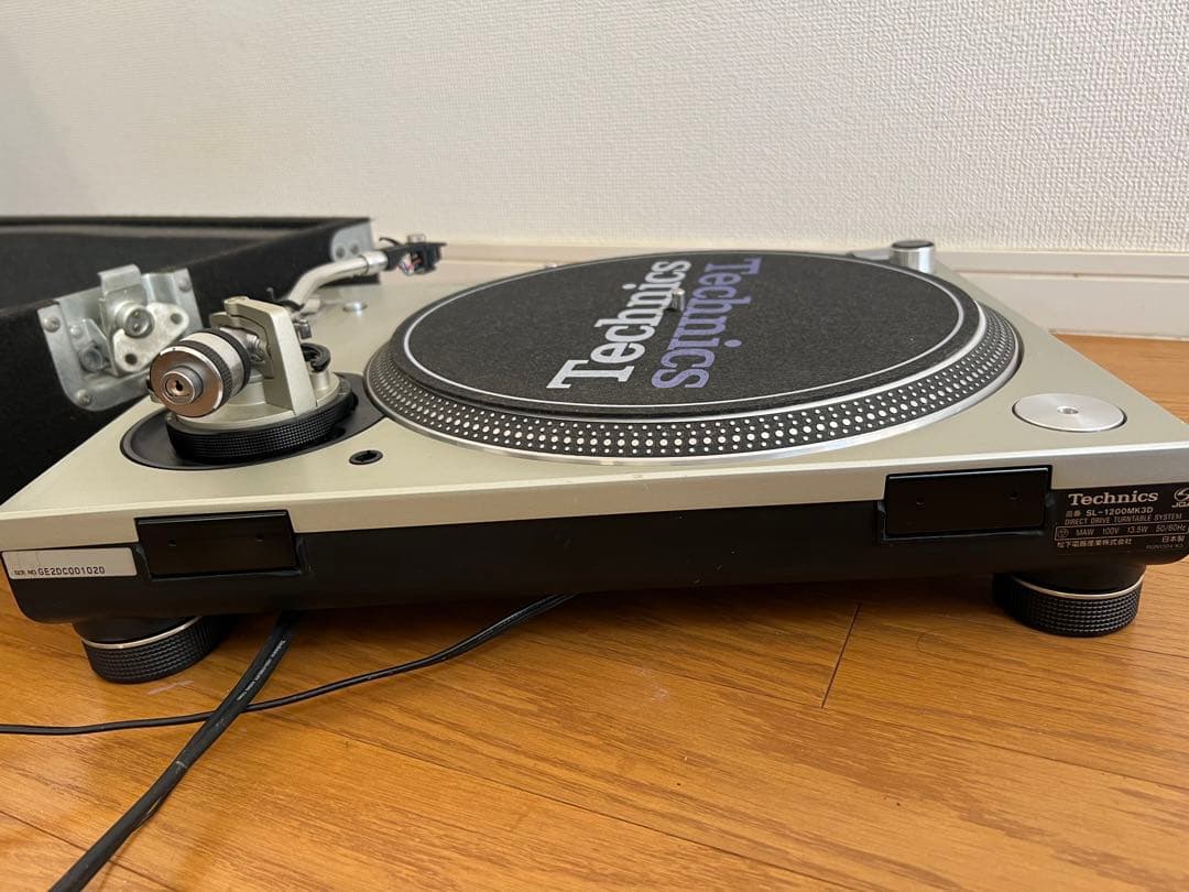 Technics SL-1200MK3D ×2台 DJミキサー・収納ケース付き