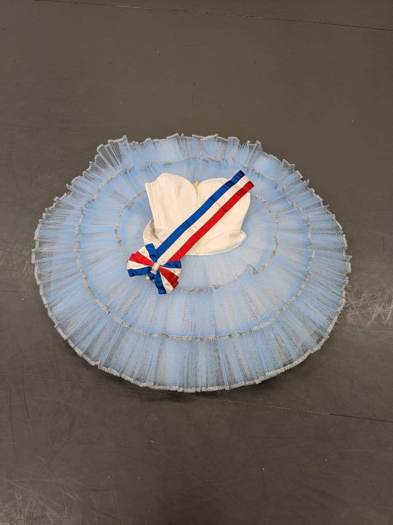 水色 バレエフリルチュチュ 4着セット