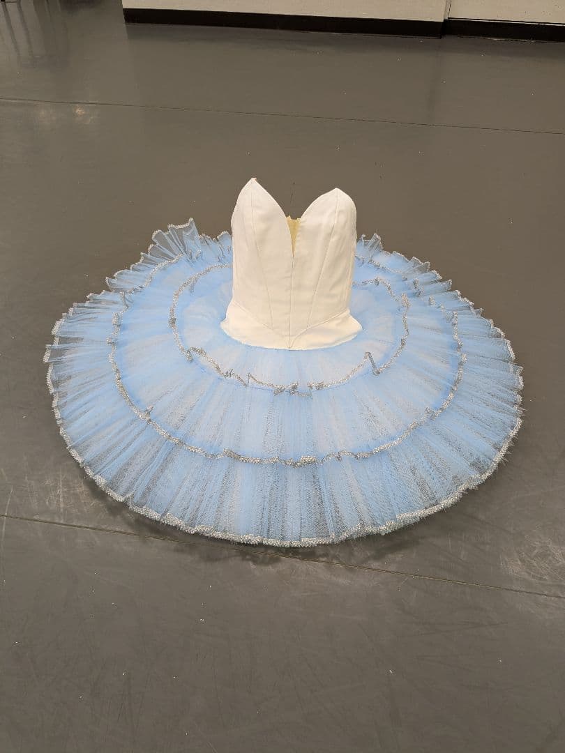 水色 バレエフリルチュチュ 4着セット