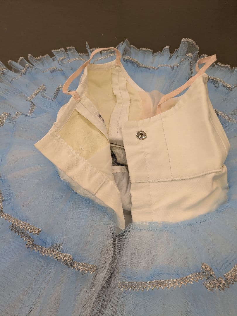 水色 バレエフリルチュチュ 4着セット