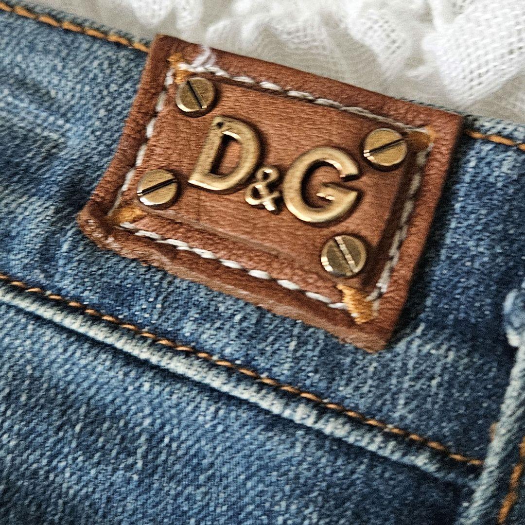 【DOLCE&GABBANA】レディース スタッズ装飾 ローライズデニム y2k