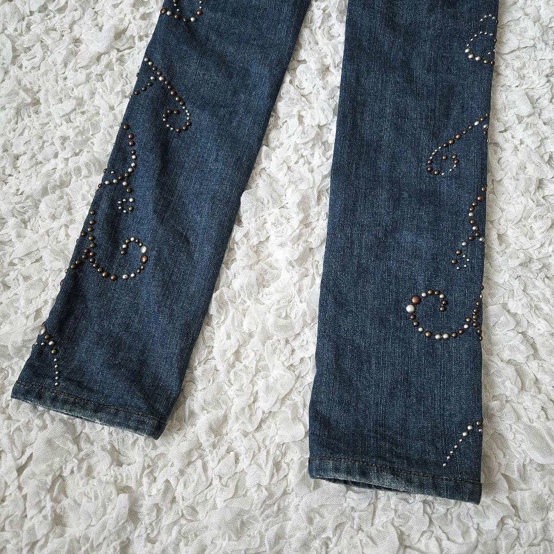 【DOLCE&GABBANA】レディース スタッズ装飾 ローライズデニム y2k