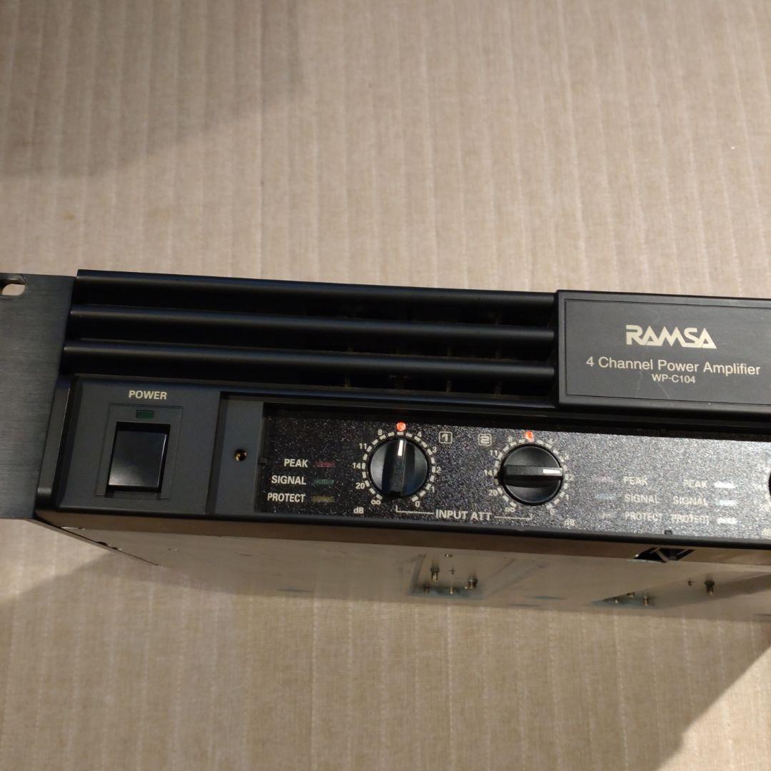 RAMSA 4チャンネルパワーアンプ WRT-104