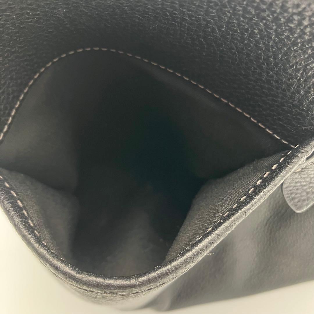 コーチ サリバン トートバッグ ビジネス 大容量 レザー シボ革 A4可 黒