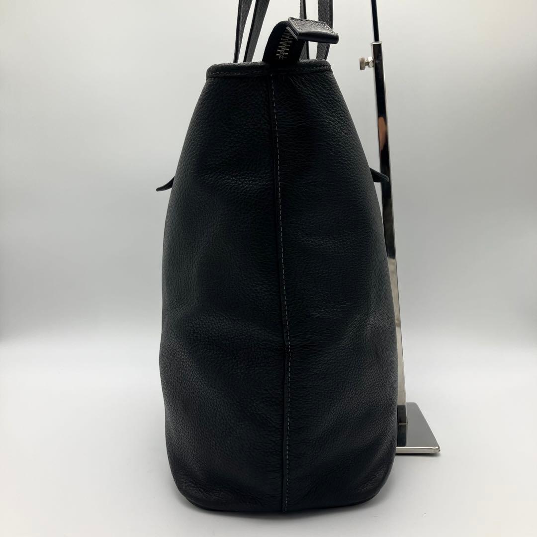 コーチ サリバン トートバッグ ビジネス 大容量 レザー シボ革 A4可 黒