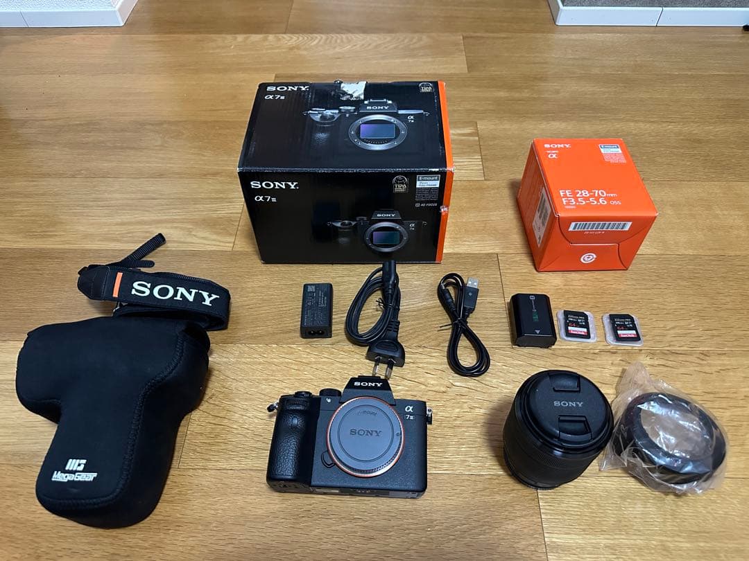 SONY α7III + FE 28-70mm OSS レンズキット SD2枚