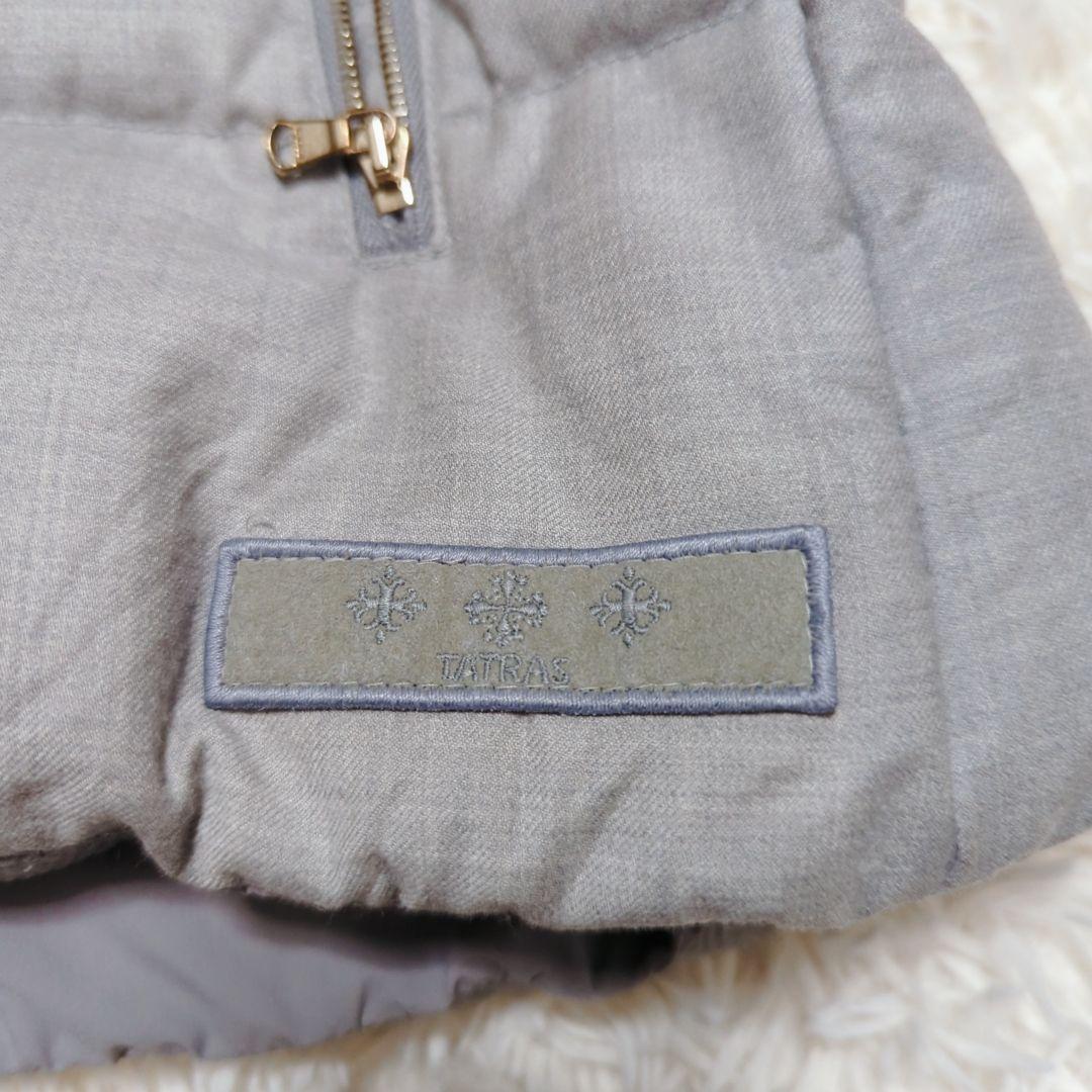 タトラス　ダウンベスト ファグリア　ファー　ラクーン　シルク混　ウール