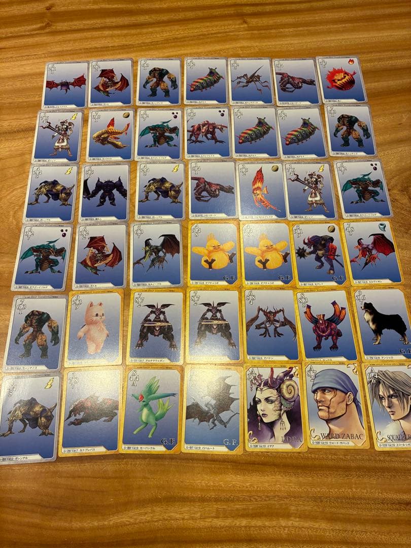 FF8 トリプルトライアド カード 42枚セット　スコール、イデア