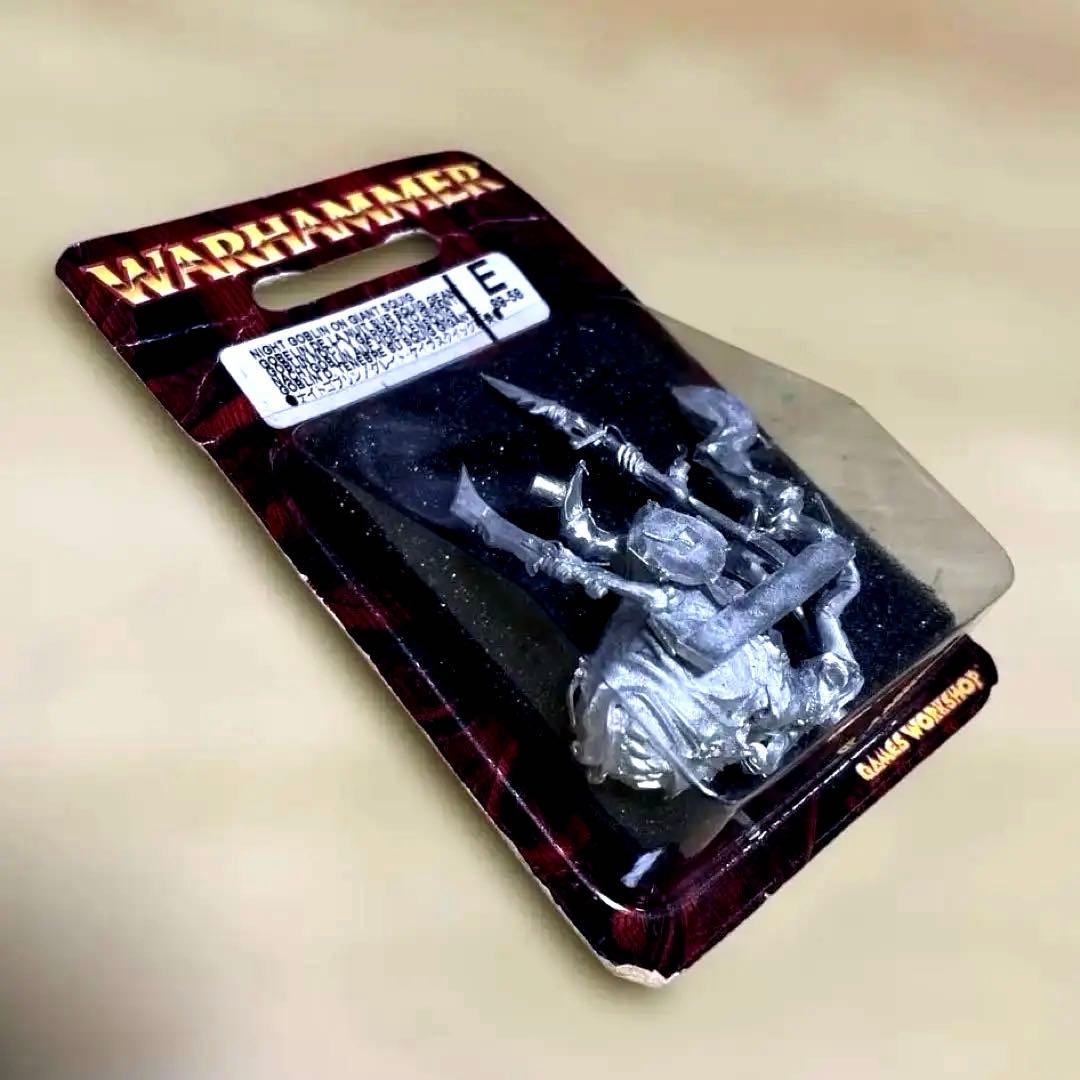 ウォーハンマー　メタル製【ナイトゴブリン／グレイトケイヴスクイッグ騎乗】
