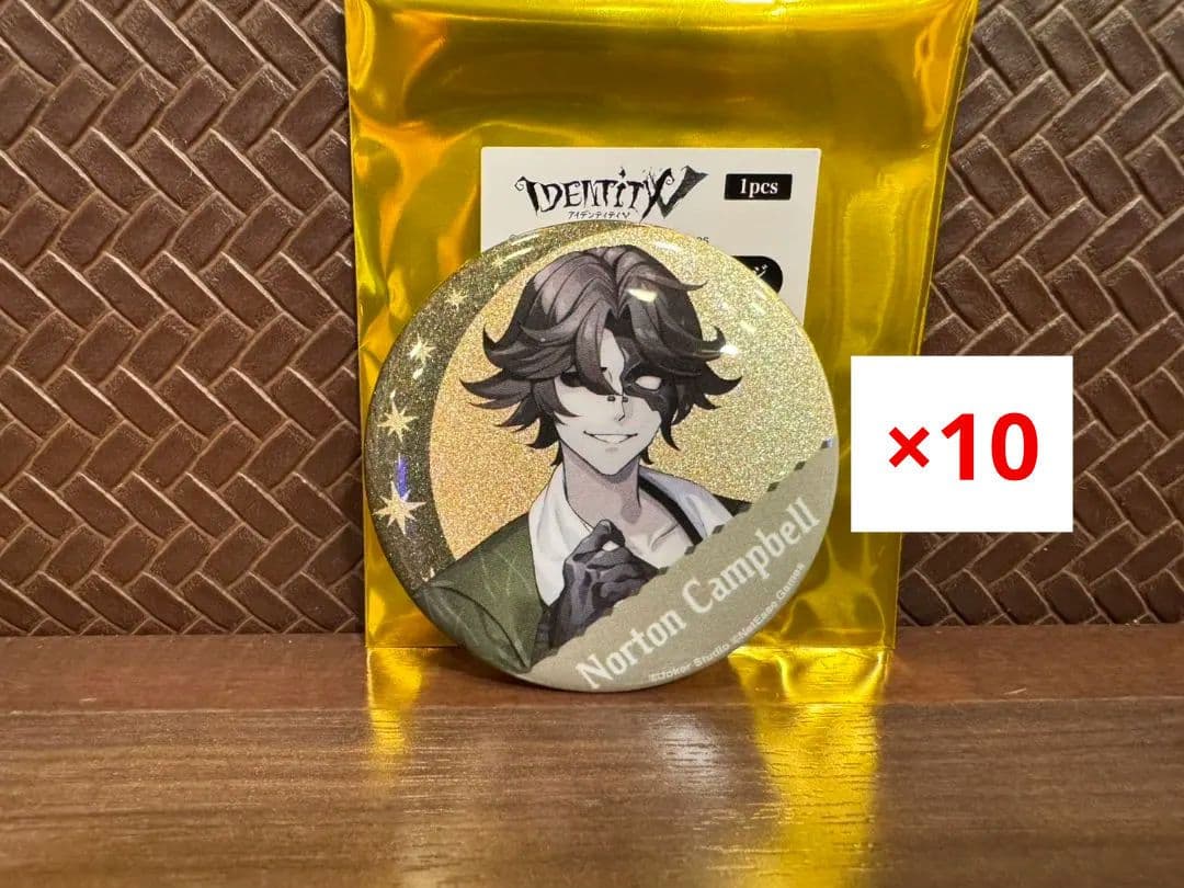 第五人格 湯めぐりの怪 温泉　グリッター缶バッジ　キャンベル　探鉱者　10個