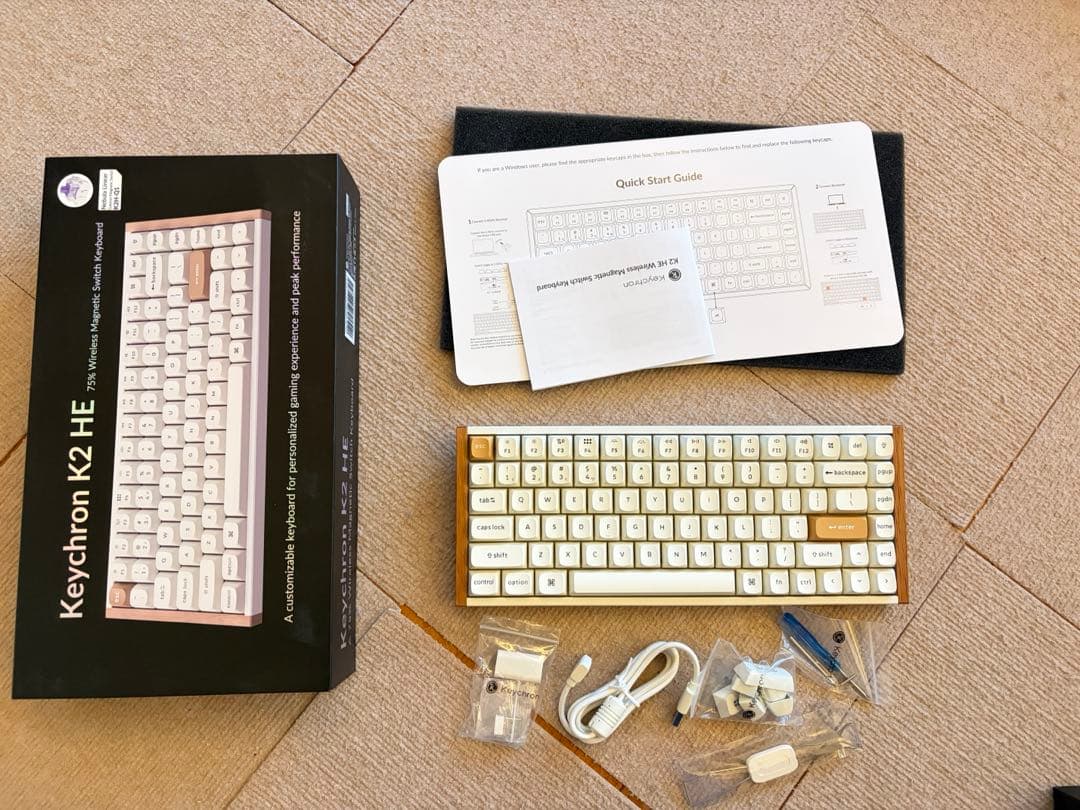 Keychron K2 HE ホワイト｜Gateron NebulaLinear
