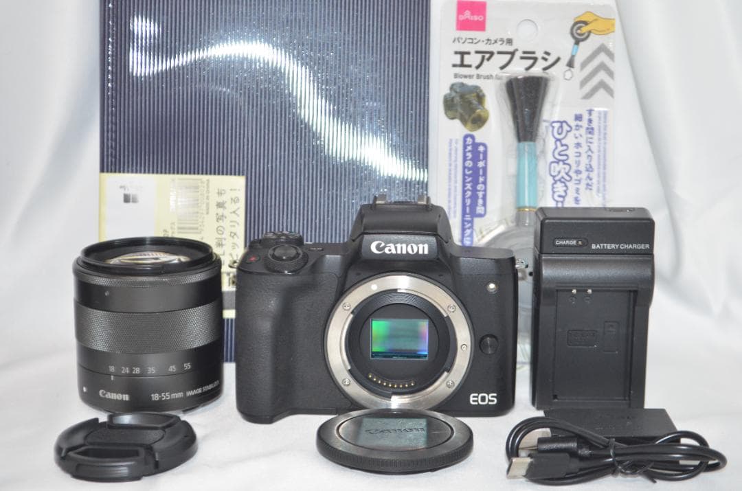 デジタルカメラ CANON EOS Kiss M EF-M 15-45mm IS STM