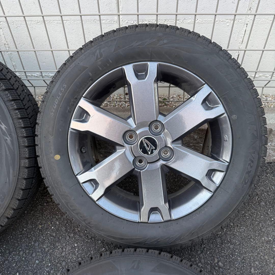 【美品】ダイハツ タフト ダーククロム純正ホイール＋スタッドレスタイヤ