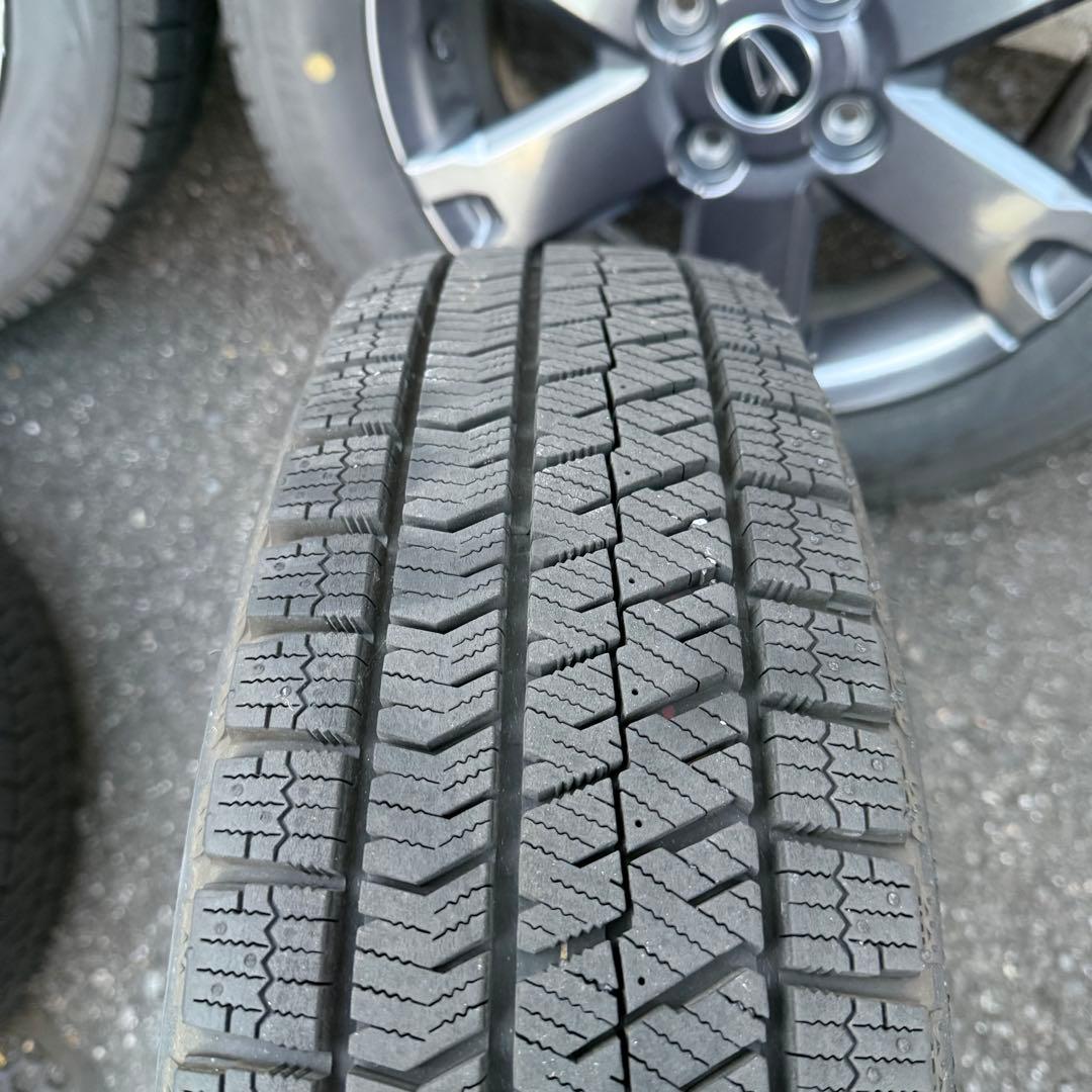 【美品】ダイハツ タフト ダーククロム純正ホイール＋スタッドレスタイヤ