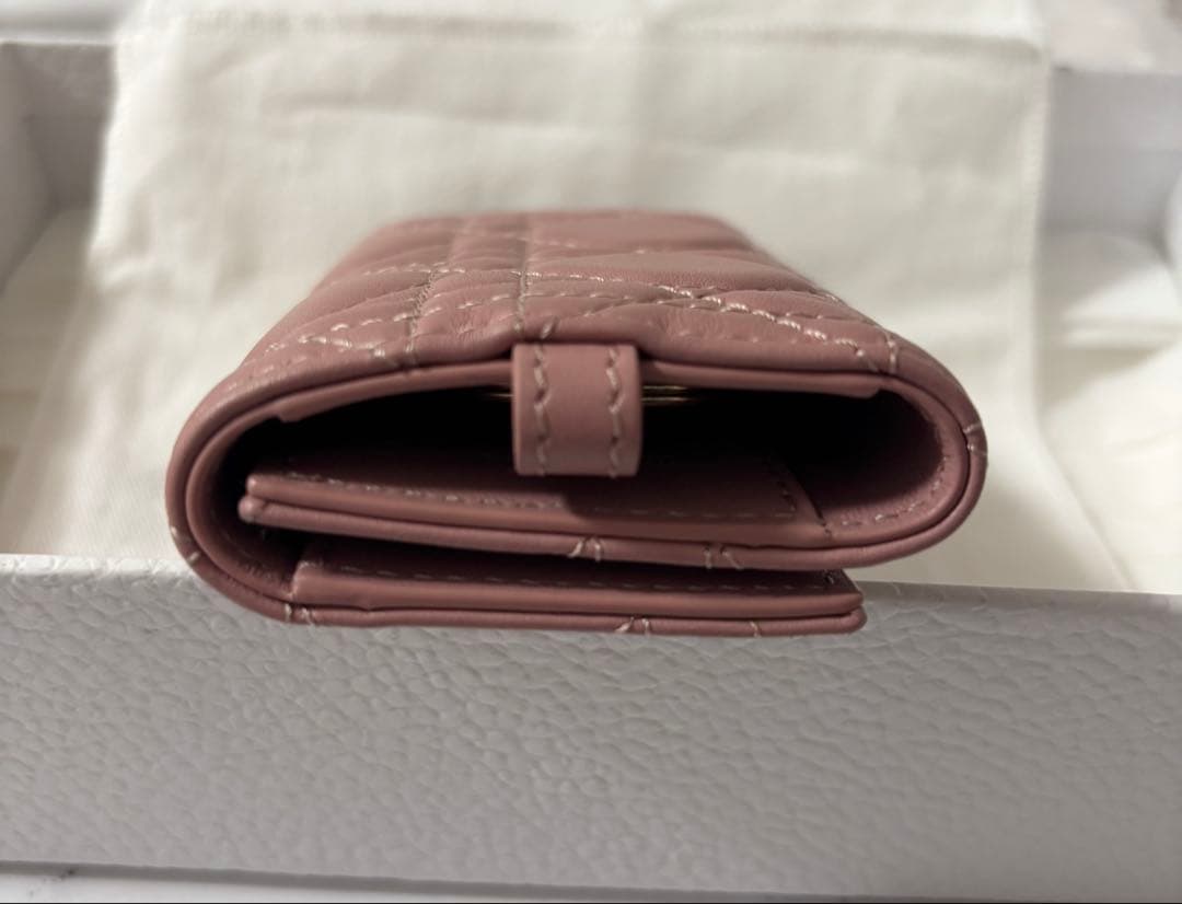 Christian Dior ピンク レザー キーケース