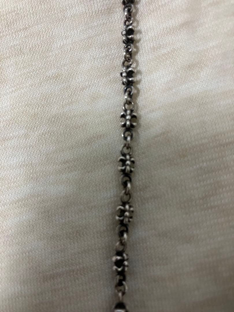 ジャスティンデイビス　シルバー フラワーモチーフ ネックレス