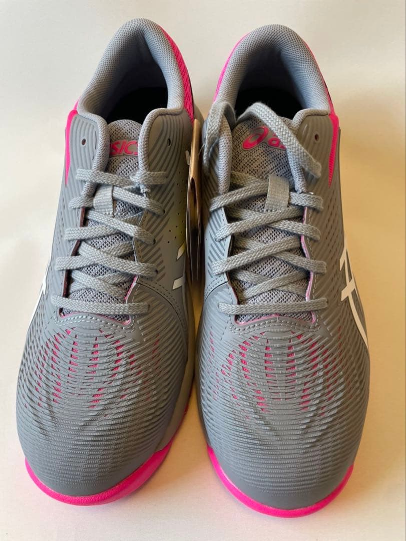 asics 安全靴 グレー/ピンク