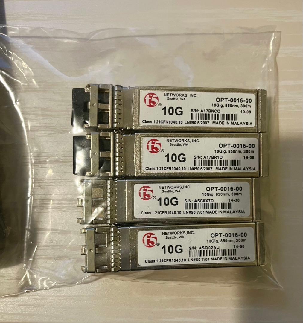 F5 10G 光トランシーバー OPT-0016-00 4個セット