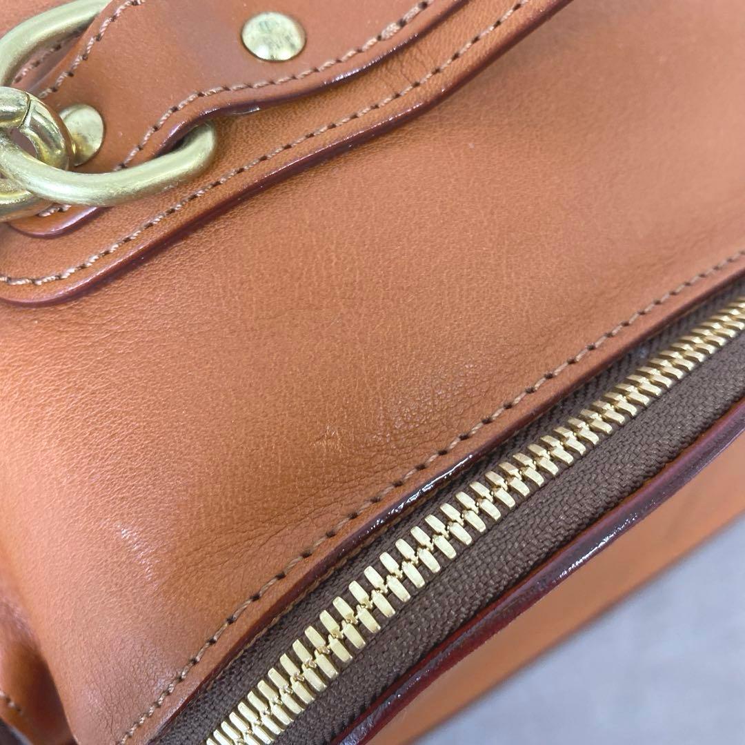 いたがき ボストンバッグ M507S カーフ キャメル 南京錠