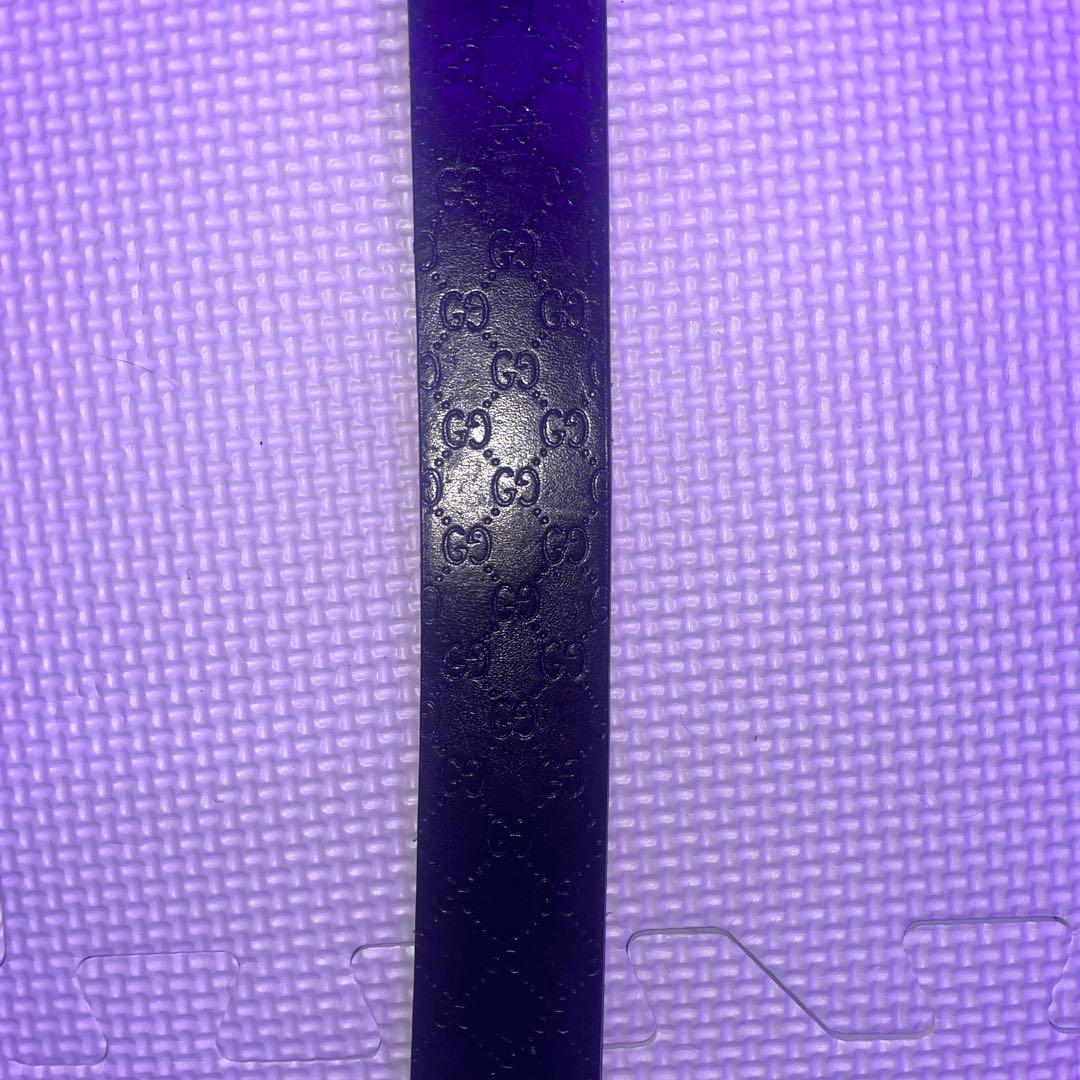 p*n様 GUCCI ブラック GGロゴ ベルト