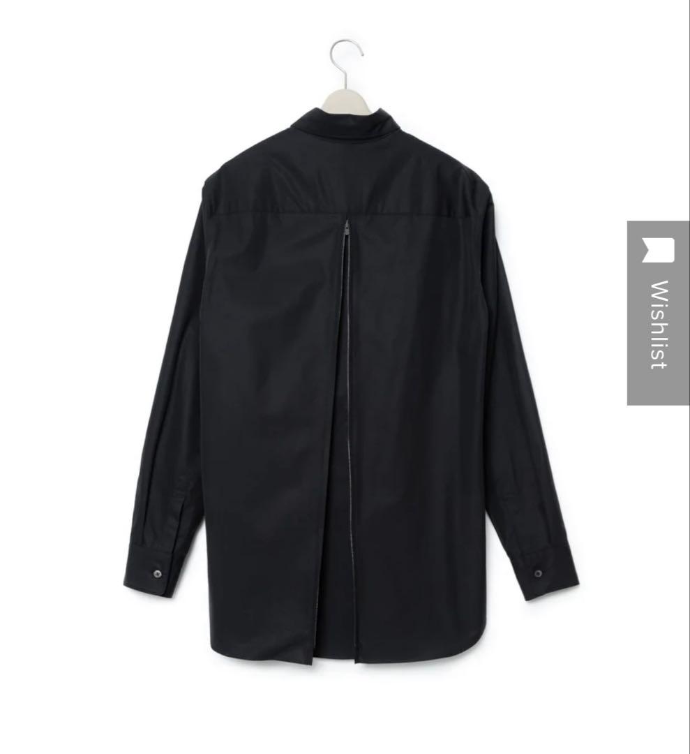 トップス FUMITO GANRYU Zipper Pleated Shirt