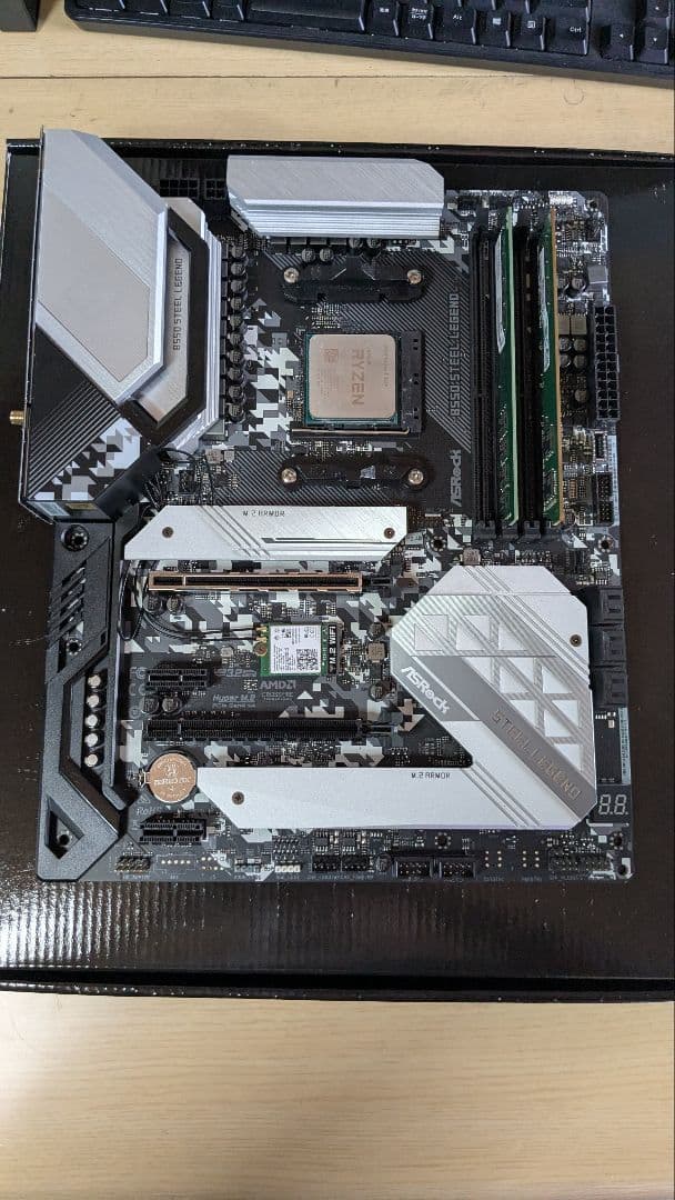 マザーボード B550 STEEL LEGEND/Ryzen5 3600/DDR4-16GB