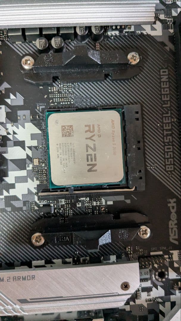 マザーボード B550 STEEL LEGEND/Ryzen5 3600/DDR4-16GB