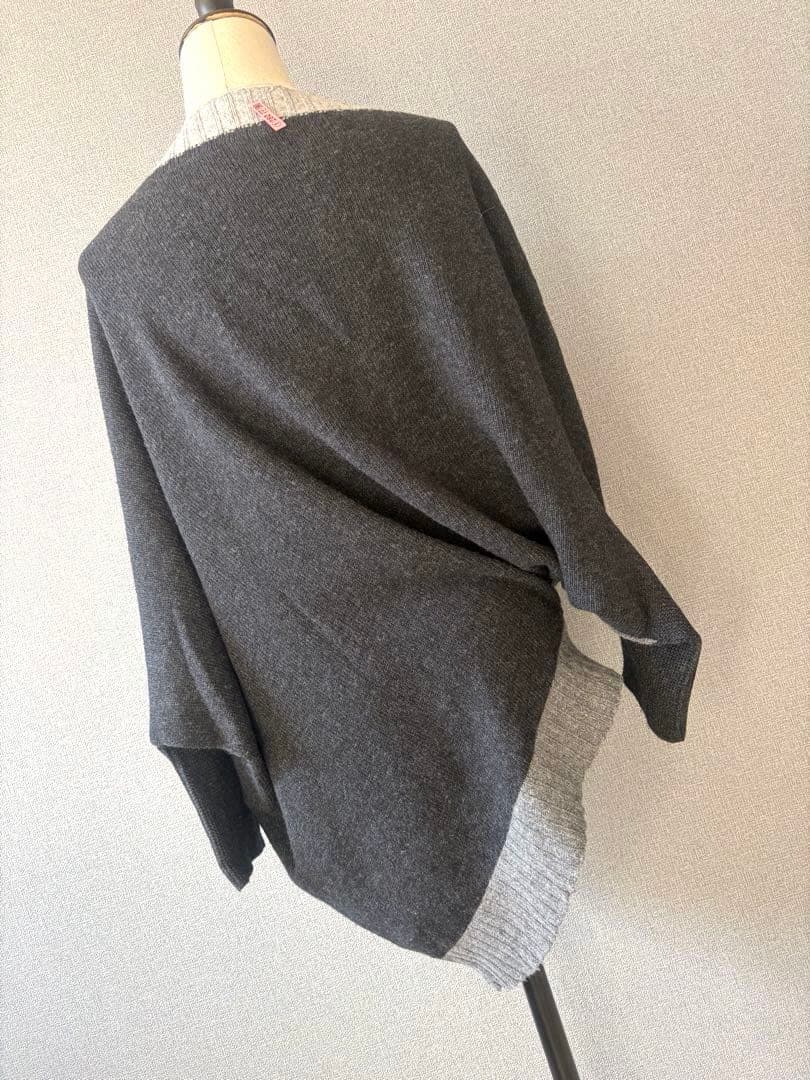 LORO PIANA ロロピアーナ NIKI.T アシンメトリー配色ニットM〜L