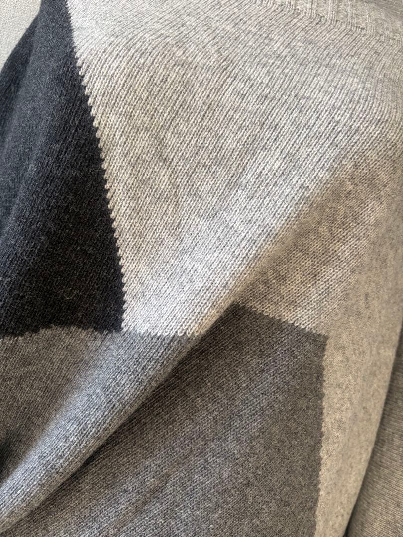 LORO PIANA ロロピアーナ NIKI.T アシンメトリー配色ニットM〜L